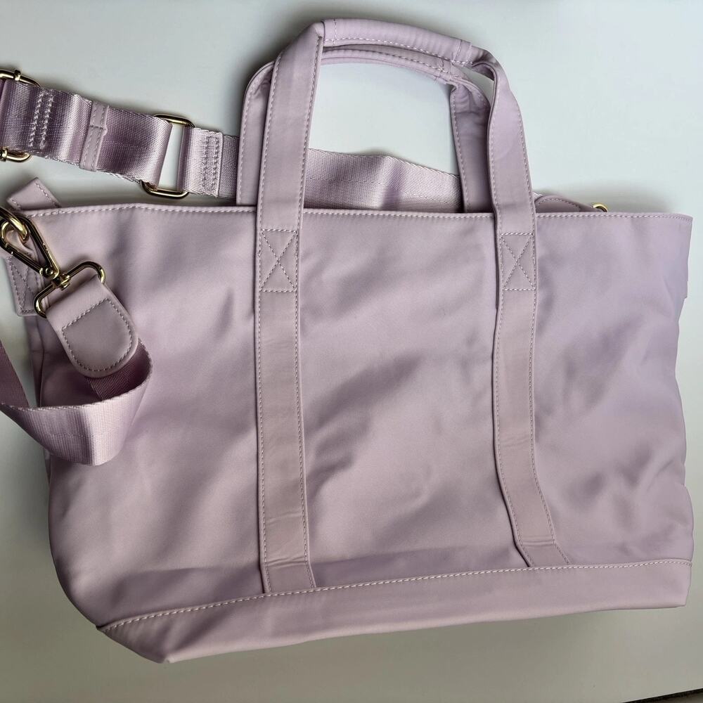 NWT Stoney Clover Lane Mini Tote Bag Grape Crossbody Strap - Small Flaw - Picture 8 of 16